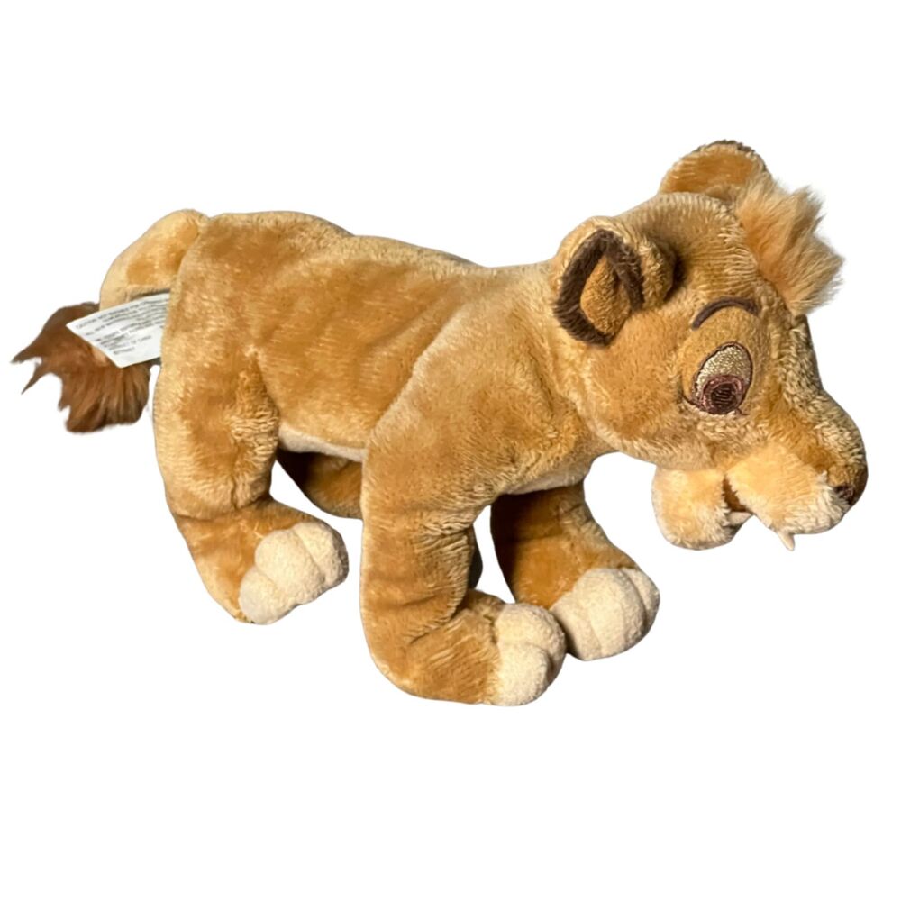 Disney Parks Lion King Copper Simba Bean Bag Plush Platinum Edition 2003 Retired